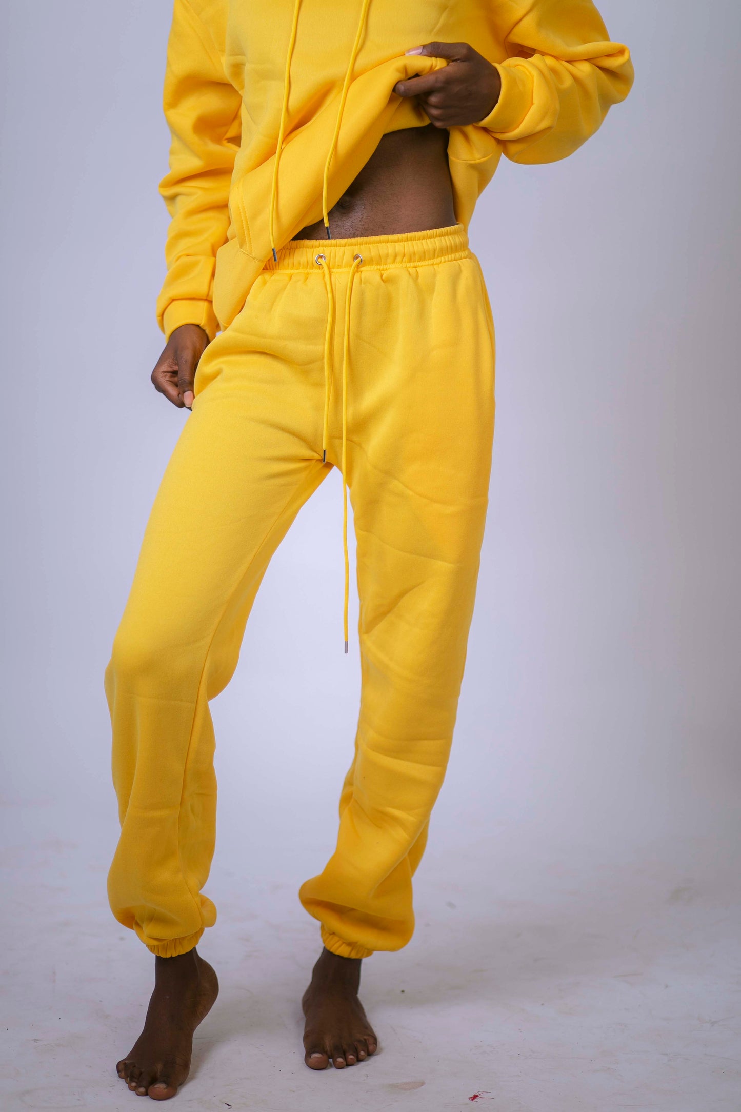 Daisy Yellow Jogger set(Polyester & Wool)