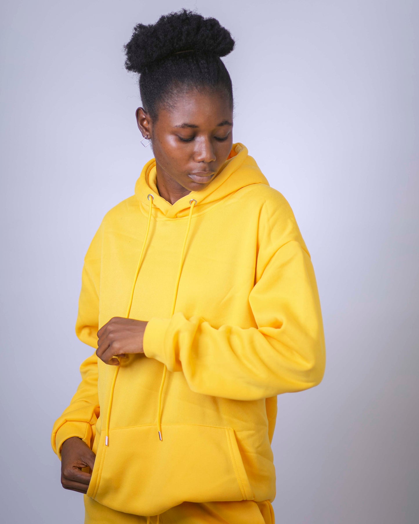 Daisy Yellow Jogger set(Polyester & Wool)