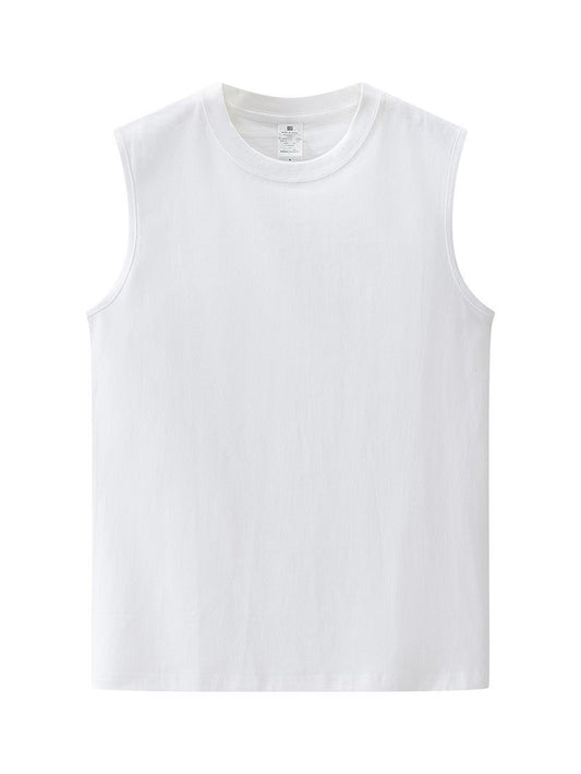 260g White Sleeveless T-shirt