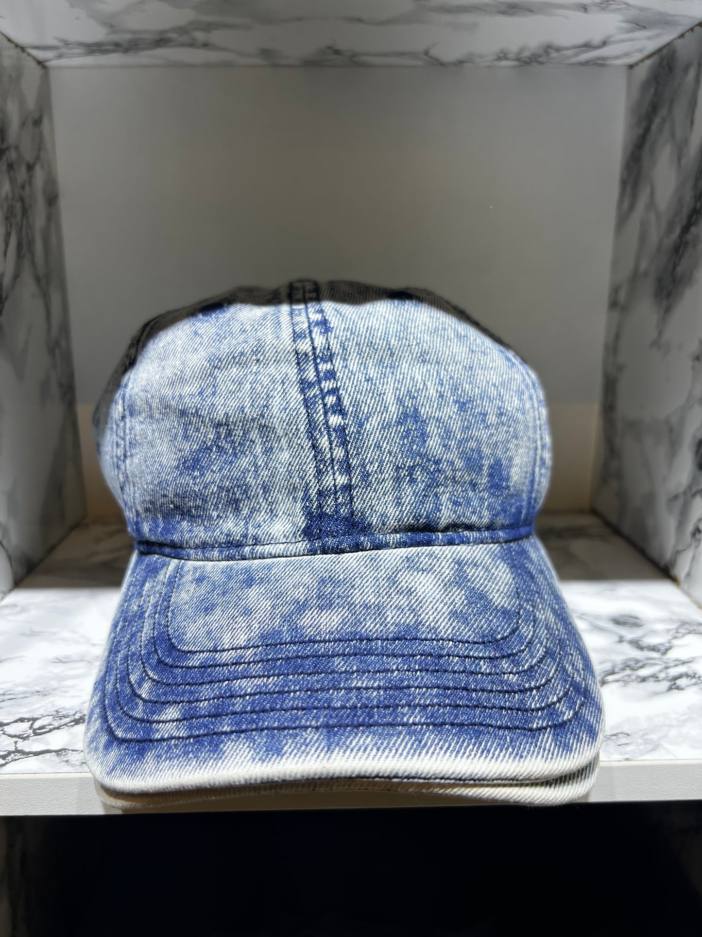 Denim Stone-washed Cap