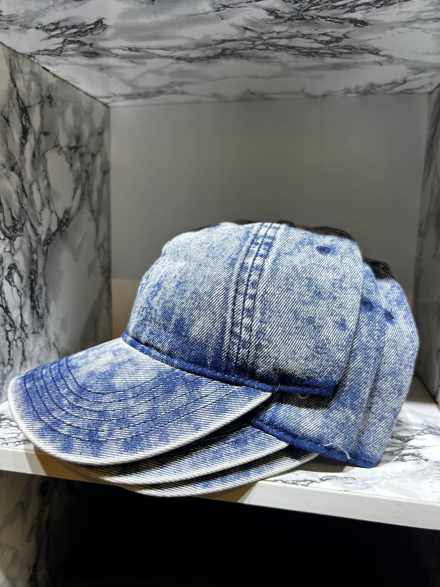 Denim Stone-washed Cap